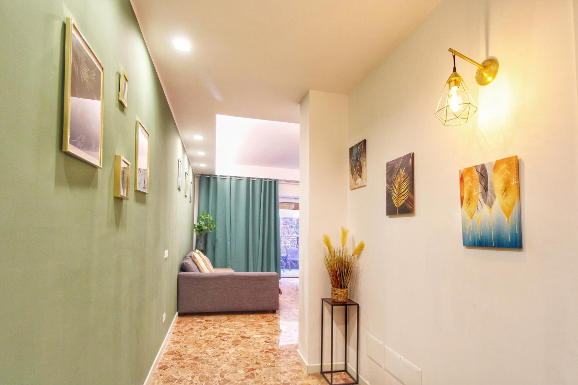 Delicious 2 Bed Room Apartment And Garden By Yh Rome Extérieur photo
